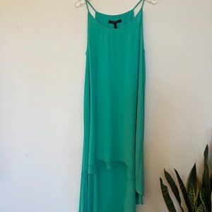 BCBG MAXAZRIA - TEAL HIGH/LOW DRESS - SIZE MEDIUM